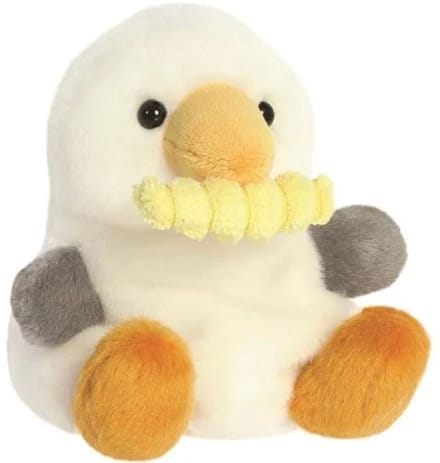 Palm Pals Meeuw met Frietje Pluche Knuffel 15 cm