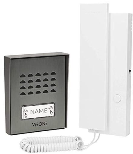Intercom voor Inbouwmontage 2-Draads 230V AC met Achtergrondverlichting