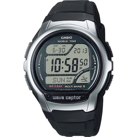 Casio Wave Ceptor WV-58R-1AEF Herenhorloge 43 mmmm - Zwart