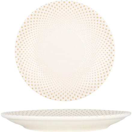 Rinart Dessertbord - Punto - Porselein - 23 cm - set van 6