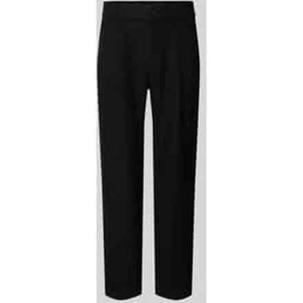Tapered fit linnen broek met steekzakken