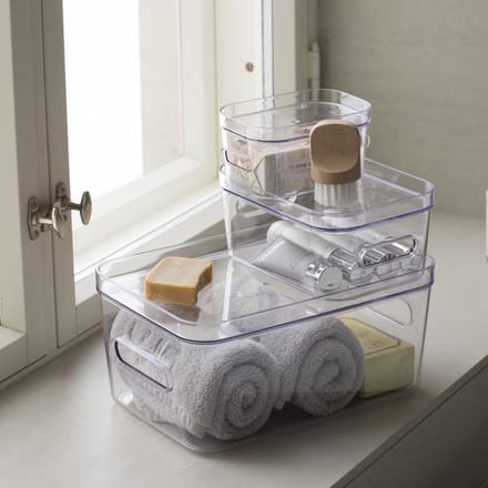 SmartStore - Compact Opbergbox S Deksel - Kunststof - Transparant
