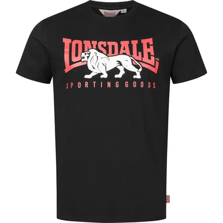 Lonsdale London ERVAN Heren T-shirt - zwart - M