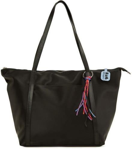 Bagmori Shopper Satijnen Shopper met Multicolor Kwastdetail