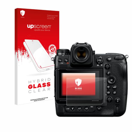 upscreen - Screenprotector voor Nikon Z 9 - Folie Beschermfolie Beschermglas transparant