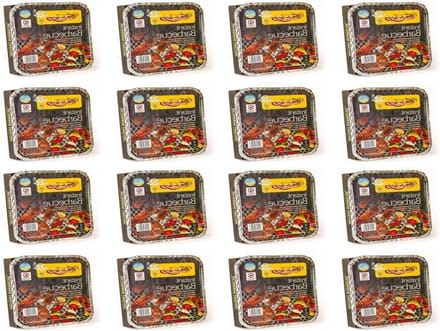 16 X Bar-Be-Quick Instant Barbecue Packages - Each Package Feeds 4 People - The World's Best Disposable BBQ Brand
