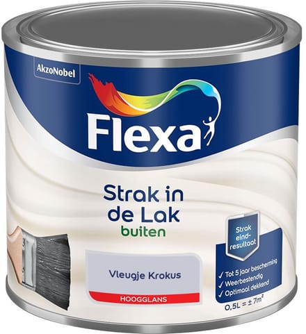Flexa - Strak In De Lak Buitenlak Hoogglans - Vleugje Krokus - Mengverf - 500 Ml