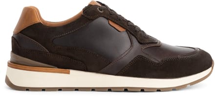 Travelin' Dalton Heren - Sneakers - Leer - Donkerbruin