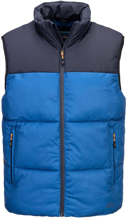 Portwest KX3 geïsoleerde gestepte bodywarmer KX305 - Kwarts / Donker marine - S