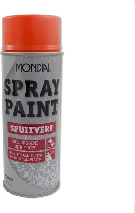 Mondial - Verf Spuitbus - Spuitlak - 400ml - Sneldrogend