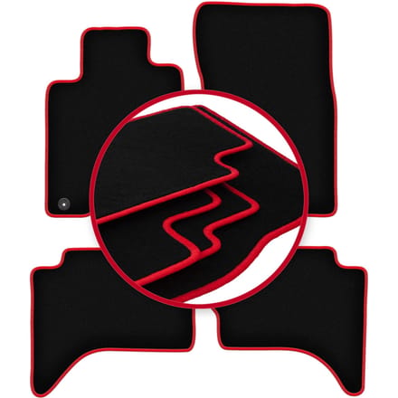 CARLUX-RED automatten voor: Fiat Fullback off-road (2015-)