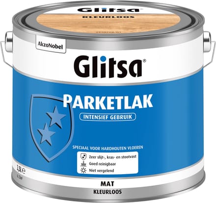 Glitsa Parketlak - 2,5 liter Mat / Matt