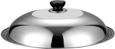 Koekenpan Deksel - Glazen Deksel - Koken - Hittebestendig Glas - 30 cm - Zilver