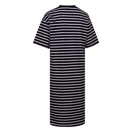 Trespass Dames Elayna T-shirt Jurk (Marine/Wit)