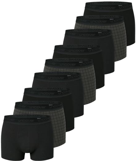 uncover by Schiesser Heren retro short / pant 9 pack Cotton