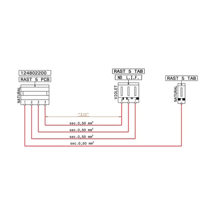 AEG kabel, motor, motorregelmoduul, PCB,J2,310mm 140031436011