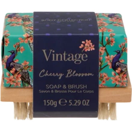Body Collection Vintage Kersenbloesem Zeep & Borstel - 150g