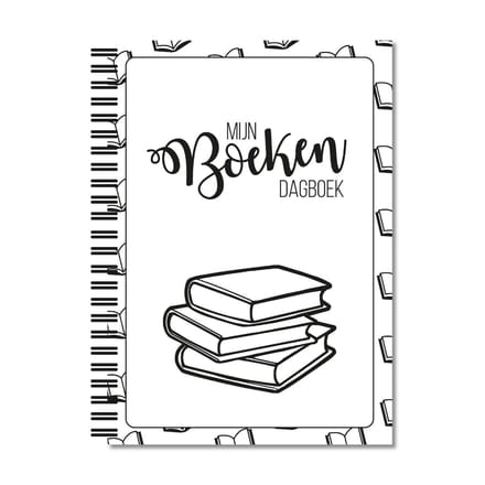 Boekendagboek | Book journal | Invulboek - voor 80 boeken