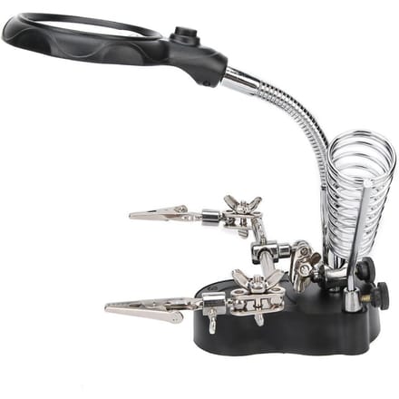Station de soudage loupe multifonctionnelle avec outil de réparation de loupe LED