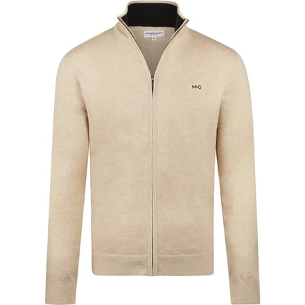 McGregor Zip Thru Cardigan Sand Taglia: L | Cardigan Outlet | Uomo | Marrone