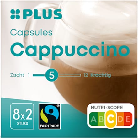 Koffiecapsules cappuccino fairtrade
