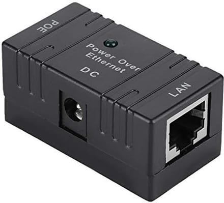 Allecto - Voedingsmodule - Mini Combiner - Universele RJ45-connector - Zwart - Netwerkinjector - Geschikt voor router - PoE-apparaten