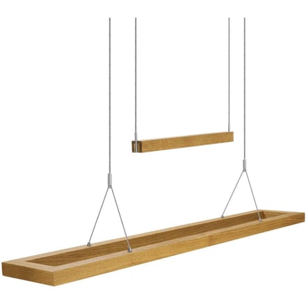HerzBlut Amalia LED hanglamp, asteiken geolied