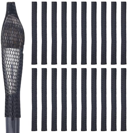 Vt products - Make-up Borstel Protector - Herbruikbaar - Elastische Netting - 100 Stuks - Perfect voor Reizen - 12 cm