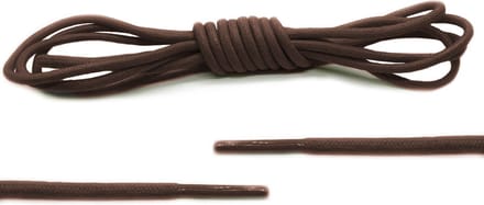 The Kicks Don® Wax Veters Rond - 80 cm - Donkerbruin