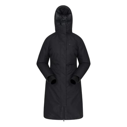 Mountain Warehouse Dames/Dames Polar Dons Hybridejack met lange lengte (Zwart)
