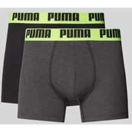 Boxershort met labeldetail in een set van 2 stuks