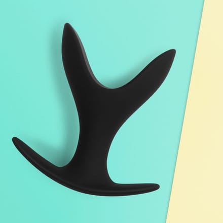 Slanke siliconen anal spreider, 8,5 cm