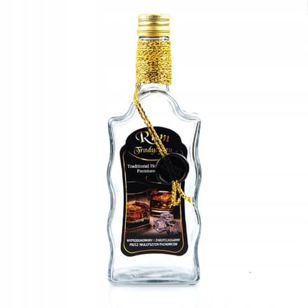 Bimberek - Decoratieve Fles - 500ml - Sterk Glas - Traditionele Rum