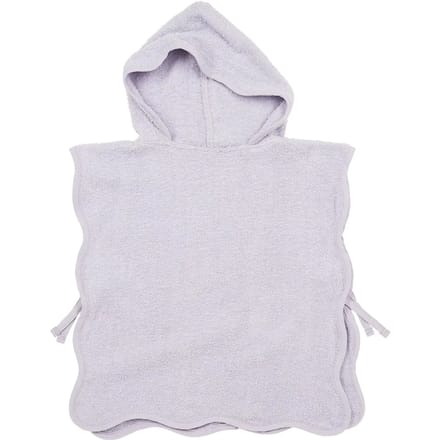 Meyco Baby Wavy badponcho - badstof - soft lavender - 1-3 jaar