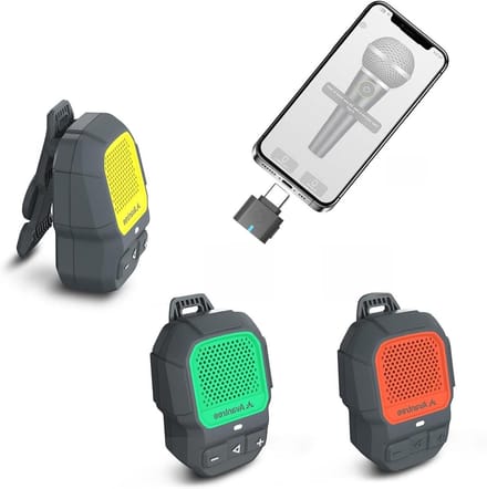 Draagbare Luidsprekers - Clip-on Speakers - Groepsluisteren - Auracast Technologie - 60 Voet Bereik - Meerkleurig