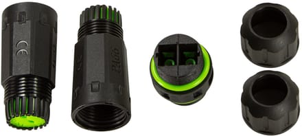 LogiLink glasvezel koppeling SC-duplex met kabelwartel IP68