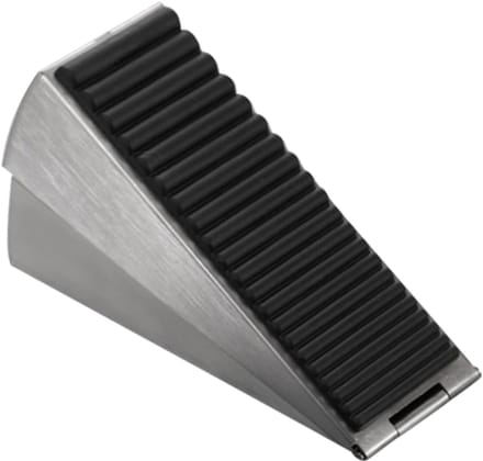 Deurstopper Wig - Deurhouder Beveiliger - Deuren Open Houden - Robuuste Constructie - 13x7.5x4.6cm - Grijs