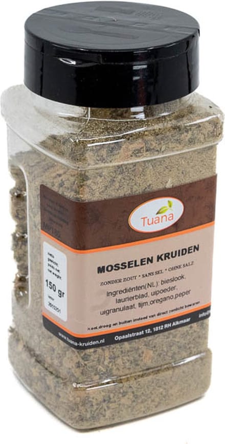 Tuana Kruiden - Mossel Kruiden - Strooibus 150 Gram - Tuanashop - MP-M-0010