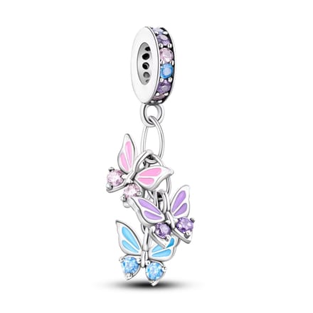 Bedel vlinder - glitter - glinster
