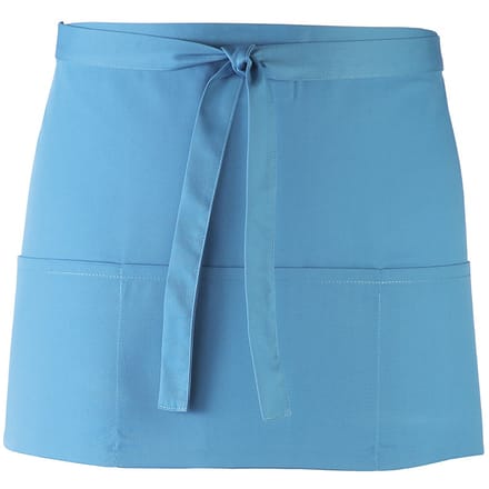 Premier Dames/Dames Kleuren 3 Zakschort / Werkkleding (Pakket van 2) (Turquoise)