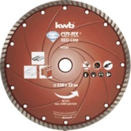 KWB Red-Line Diamantdoorslijpschijf D230 mm