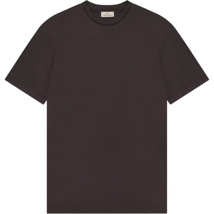Valenza Interlock Supima T-shirts Donkergrijs 1001