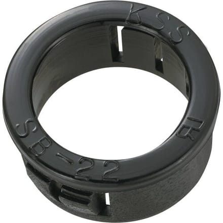 TRU COMPONENTS TC-SBR22203 Kabeldoorvoering Klem-Ø (max.) 17.5 mm Plaatdikte (max.) 3.2 mm Polyamide Zwart 100 stuk(s)