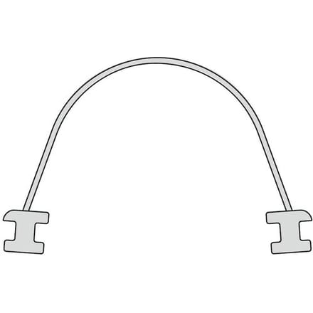 Kermi Vario set vertical seal for folding bath 6000043
