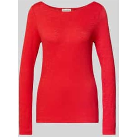 Slim fit shirt met lange mouwen van puur katoen