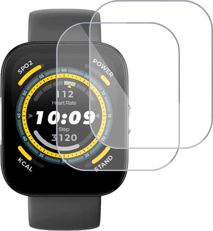 2x Screenprotector geschikt voor Amazfit Bip 5 - Folie Screen Protector