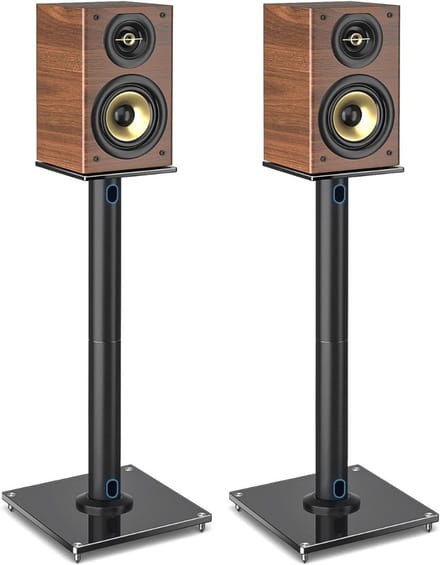 DailySupplies® Luidspreker Standaard - Speaker Vloerstandaard - Extra Stevig - Zwart
