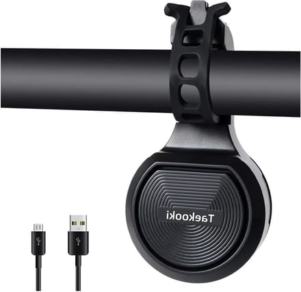 Luid Fietsbellen tot 120 dB, Oplaadbare en Waterdichte Fietsbel voor Mountainbikes 22-32 mm, Ideaal Fietsaccessoire