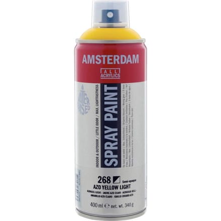 Spuitbusverf - Spraypaint - #268 - Azogeel Licht - Amsterdam - 400ml