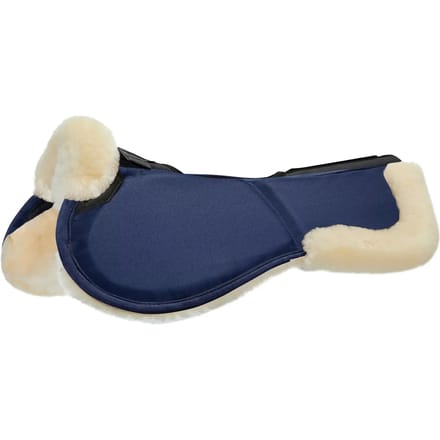 Zadelonderlegger voor springpaarden van lamswool Stübben Streamline